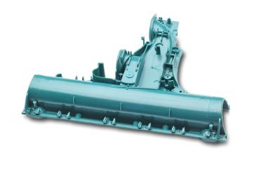 Getriebetunnel passend für Vorwerk Bürste Kobold EB 360 grün 